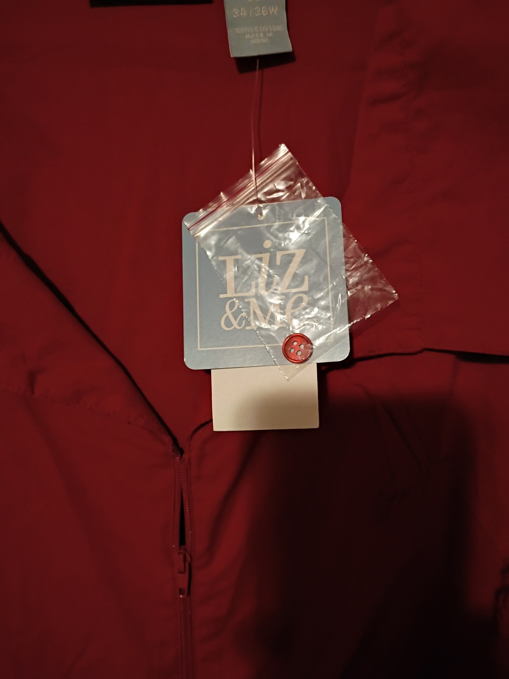 Liz & Me Women's Red Blazer Jacket